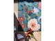 Barevná rohožka s květy jiřin Dahlia - 75*50*1cm