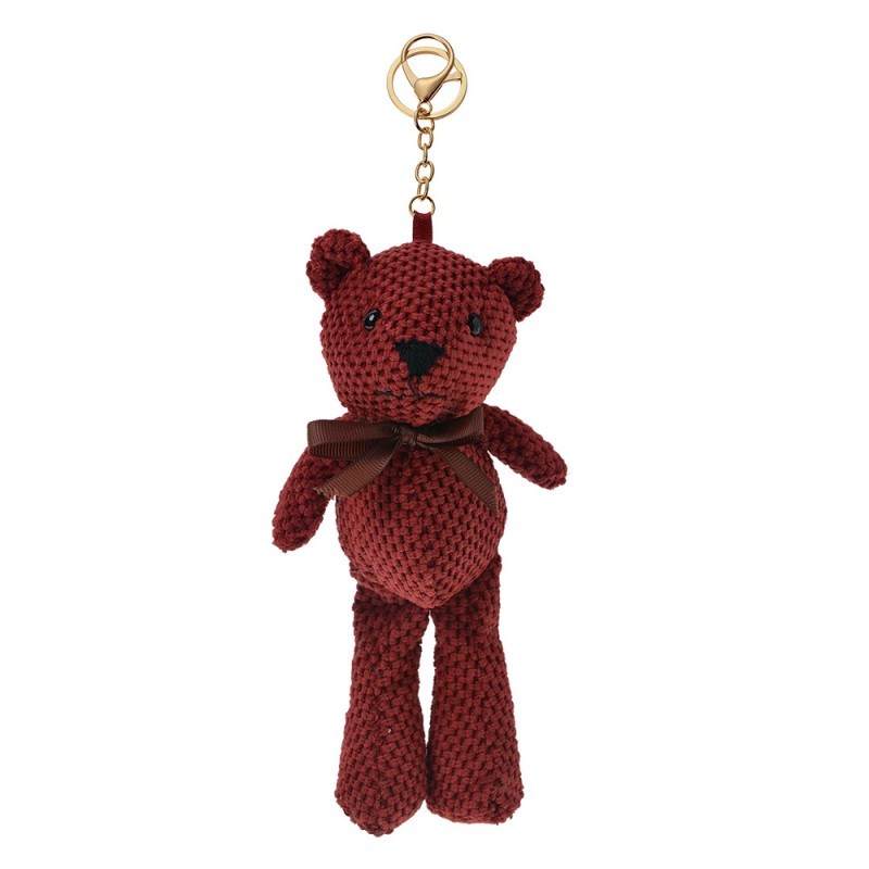 Přívěsek na klíče/ kabelku červený medvídek Bear - 10*20/ 27cm Juleeze