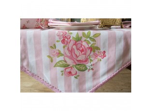 Bavlněný běhoun na stůl s květy růže Sweet Roses - 50*160cm