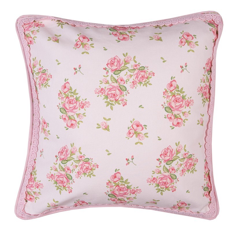 Bavlněný povlak na polštář s květy růže Sweet Roses - 40*40 cm