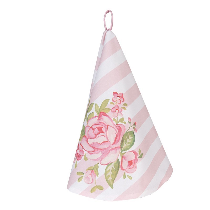 Bavlněná kulatá utěrka s květy růže Sweet Roses - Ø 80cm