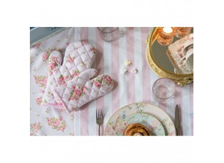 Bavlněná kuchyňská chňapka - rukavice s květy růže Sweet Roses - 18*30cm
