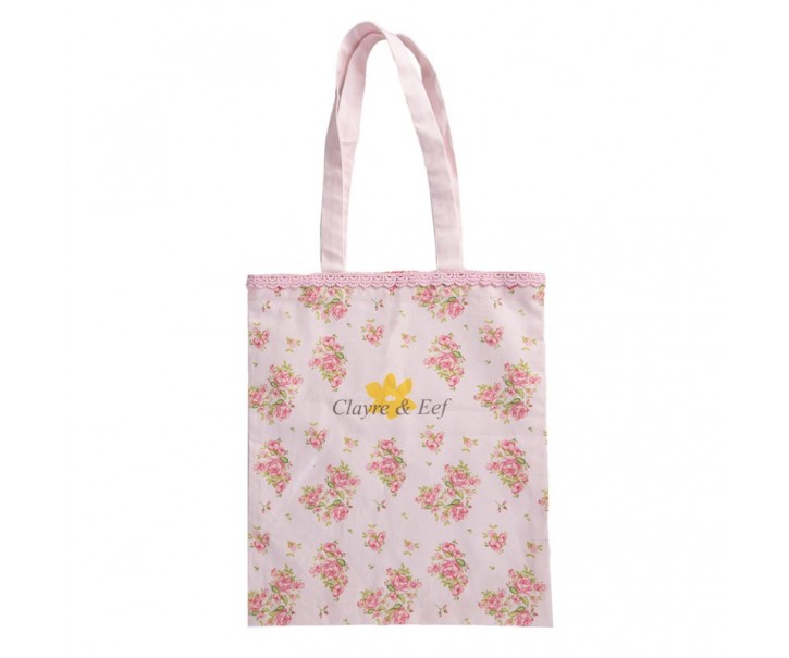 Bavlněná taška s květy růže Sweet Roses - 33*38cm