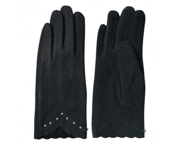 Šedé dámské zimní rukavice - 9*24 cm