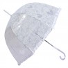 Průhledný dámský deštník s krajkovým vzorem Lace - Ø 80*80 cm Barva: transparentní, bíláMateriál: polyHmotnost: 0,36 kg