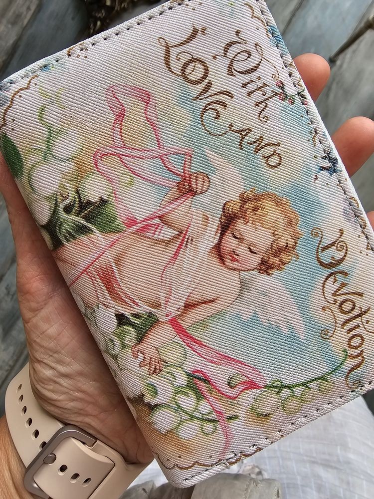 Peněženka s andílkem Love and Devotion - 10*15 cm