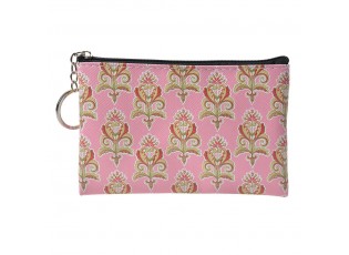 Růžová peněženka / taštička květinový Ornament - 10*15 cm