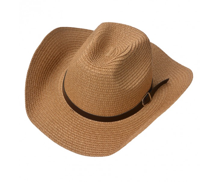 Béžový dámský slaměný klobouk 