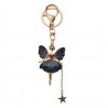Zlatý přívěsek na klíče/ kabelku baletka s kamínkyBarva: zlatá, modráMateriál: nerezová ocelHmotnost: 0,032 kg