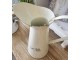 Krémový smaltovaný džbán s nápisem Le Bain - 20*Ø13*26cm/ 1,5L