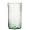Zelená sklenička na vodu s bublinkami Lisboa - Ø8*13cm / 500ml Materiál : skloBarva :  zelená