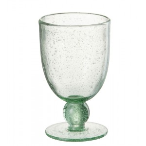 Zelená sklenička na víno s bublinkami Wine Lisboa green - Ø9*15cm / 370ml