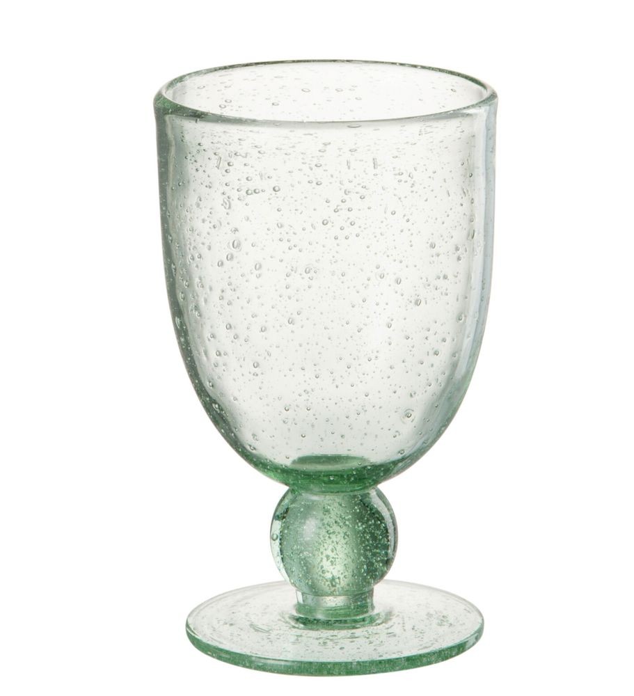 Zelená sklenička na víno s bublinkami Wine Lisboa green - Ø9*15cm / 370ml
