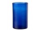 Modrá sklenička na vodu s bublinkami Long Drink Lisboa Blue - Ø8*13cm / 500ml
