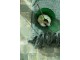 Zelený pléd s třásněmi a dekorem Rhombus - 130*170cm