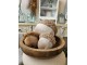 Hnědý plyšový dekorační žalud Acorn brown - Ø 11*15cm