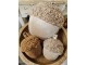 Hnědý plyšový dekorační žalud Acorn brown - Ø 11*15cm