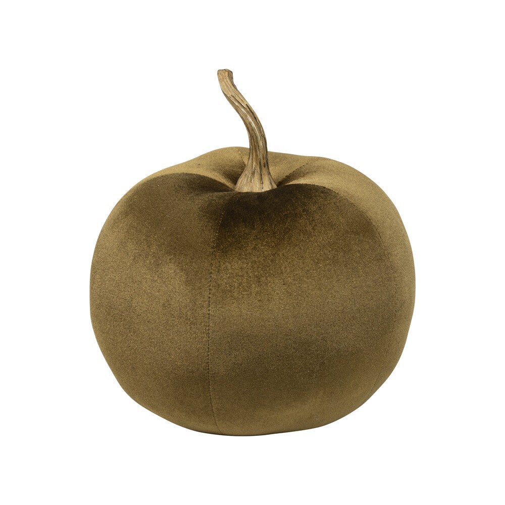 Taupe sametové dekorativní jablko Apple M - 24*24*26cm Mars & More