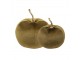Taupe sametové dekorativní jablko Apple L - 31*31*36cm