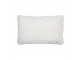 Bílý plyšový měkoučký polštář Soft Teddy White Off - 30*15*50cm 