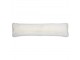 Bílý plyšový měkoučký dlouhý polštář Soft Teddy White Off - 90*13*20cm 