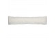 Bílý plyšový dlouhý kudrnatý polštář Curly Teddy White Off - 90*13*20cm 