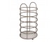 Hnědý drátěný ozdobný košík na příbory nebo vařečky - Ø 12*18/22 cm