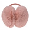 Růžové dámské chlupaté klapky na uši - one size Barva: růžováMateriál: 100% polyesterHmotnost: 0,1 kg