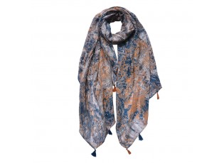 Barevný dámský šátek s ornamenty- 90*180 cm