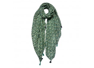 Zelený šátek Green Lady - 90x180 cm