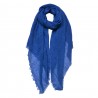 Modrý dámský šátek - 90x180 cm Barva: modráMateriál: syntetickýHmotnost: 0,114 kg