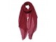 Červený dámský šátek - 90x180 cm
