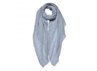 Světle šedý dámský šátek - 90x180 cm
