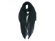 Černý dámský šátek - 90x180 cm