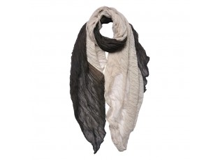 Hnědo-béžový dámský šátek- 90*180 cm