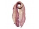 Růžovobéžový dámský šátek - 90x180 cm