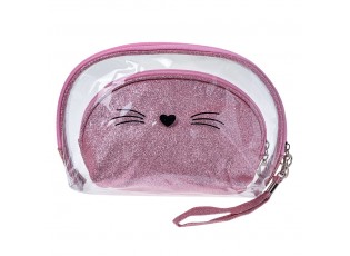 Toaletní taška Women Pink (sada 2) 24x15 / 19x12 cm - (2) 24x15 / 19x12 cm