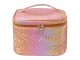 Dámská růžová toaletní duhová taška Rainbow - 21*14*15 cm