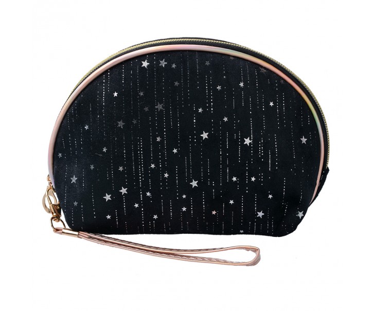 Černá dámská toaletní taška s hvězdičkami Stars - 22*8*14 cm