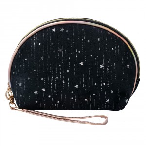 Černá dámská toaletní taška s hvězdičkami Stars - 22*8*14 cm