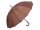 Hnědý veliký deštník pro dospělé Lummi - Ø 105*85 cm
