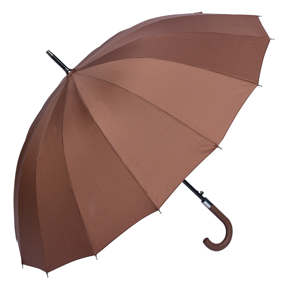 Hnědý veliký deštník pro dospělé Lummi - Ø 105*85 cm Clayre & Eef