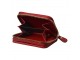 Malá červená peněženka se zipem - 11*10 cm