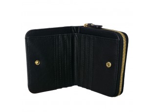 Malá černá peněženka se zipem - 11*10 cm