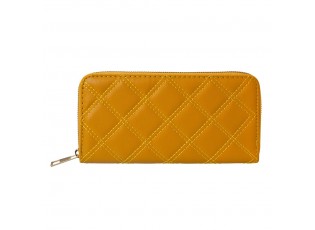 Středně velká tmavě žlutá peněženka - 19*9 cm
