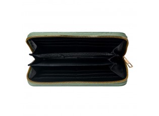 Středně velká zelená peněženka - 19*9 cm