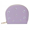 Malá světle fialová peněženka s kytičkami - 12*9 cm Barva: světle fialová, bílá, zlatáMateriál: Polyuretan (PU)Hmotnost: 0,2 kg