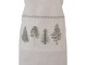 Béžová bavlněná zástěra se stromky Natural Pine Trees - 70*85 cm