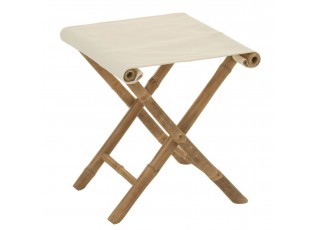 Přírodní bambusová stolička Bamboo Pliable - 40*40*42cm