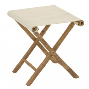 Přírodní bambusová stolička Bamboo Pliable - 40*40*42cm